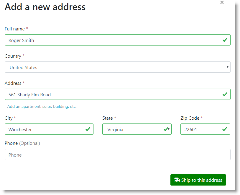 Creating An Order